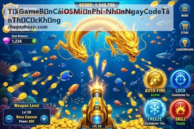 Tải Game Bắn Cá iOS Miễn Phí - Nhận Ngay Code Tân Thủ Cực Khủng phòng tân thủ